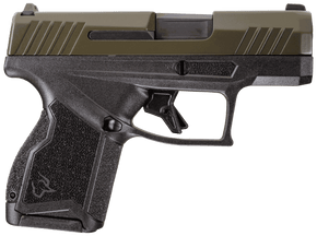 Taurus 1GX4M93B GX4  9mm Luger 11+1 3.06" Black Stainless Steel Barrel, Mil-Spec Green Cerakote Serrated Steel Slide, Black Polymer Frame, Black w/Interchangeable Backstrap Grip, Manual/Trigger Safety 140554