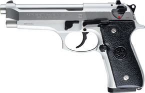 BERETTA 92FS 9MM 4.9" FS 3-DOT10-SHOT INOX BLK RUBBER ITALY GJS92F520