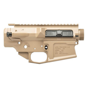 Aero Precision M5 (.308) Threaded Assembled Receiver Set FDE QJAPCS308160