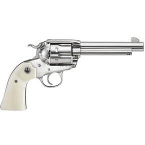 BISLEY VAQUERO 357 MAGNUM 5.5'' BBL 6 ROUND STAINLESS/IVORY 250022510 BISLEY VAQUERO 357 MAGNUM 5.5'' BBL 6 ROUND STAINLESS/IVORY 250022510