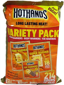 HOT HANDS VARIETY PACK 5HH,5SW,3TT HM07019VP
