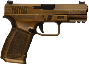 Gforce Arms GFRPX3C9BNZ Exodus 9mm Luger 15+1 4.02" Black Steel Barrel, Bronze Cerakote Serrated Steel Slide, Bronze Cerakote Polymer Frame w/Accessory Rail, Textured Grip 172202 Gforce Arms GFRPX3C9BNZ Exodus 9mm Luger 15+1 4.02" Black Steel Barrel, Bronze Cerakote Serrated Steel Slide, Bronze Cerakote Polymer Frame w/Accessory Rail, Textured Grip 172202