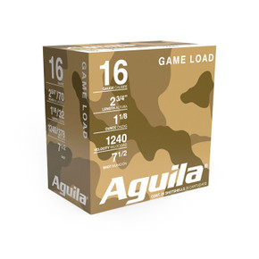 16 GAUGE 2-3/4'' 1-1/8OZ #7.5 SHOT 25/BOX 430108920 16 GAUGE 2-3/4'' 1-1/8OZ #7.5 SHOT 25/BOX 430108920