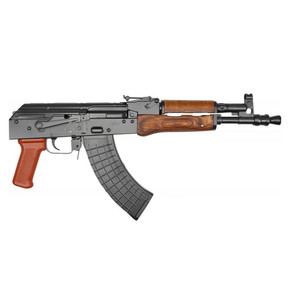 Pioneer Arms Forged Hellpup AK-47 Handgun 7.62x39 30rd Magazines (2) 11.7" Barrel Black and Laminated Wood IQAK0031FTW