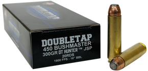 DoubleTap Ammunition 450B300SP   450Bushmaster 300gr 20 Per Box/25 Case 183131