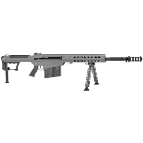 Barrett 18068 M107A1  50 BMG 20" 10+1 Tungsten Gray Cerakote Tungsten Gray Fixed with Sorbothane Recoil Pad Stock Black Polymer Grip 125732