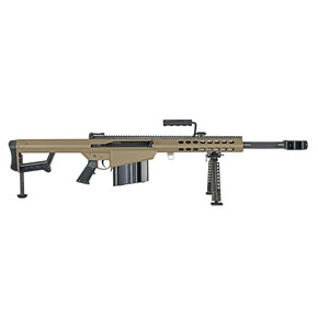 Barrett Model 82A1 Rifle .50 BMG 10rd Magazine(1) 20" Fluted Barrel w/Bipod FDE Finish GX14030