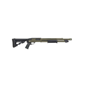 Mossberg 590R Stand-Off OD Green Cerakote Shotgun 12ga 3" Chamber 6rd Capacity 18.5" Barrel Adjustable Stock MV50757