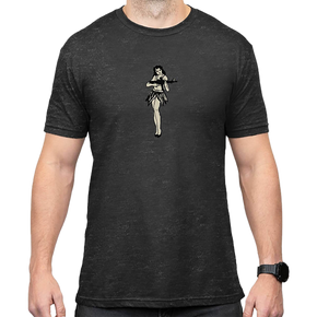 Magpul MAG1117-010-S Hula Girl CVC  Charcoal Gray Cotton/Polyester Short Sleeve Small 184494