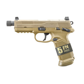 FNX-45 TACTICAL 45 ACP 5.3'' BBL (2)15RD & (3)15RD MAGS FDE 430104130 FNX-45 TACTICAL 45 ACP 5.3'' BBL (2)15RD & (3)15RD MAGS FDE 430104130