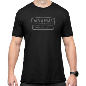 Magpul MAG1526-001-M Go Bang Parts  Black Cotton/Polyester Short Sleeve Medium 184537