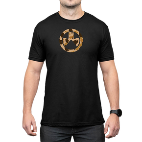 Magpul MAG1527-001-XL Raider Camo Icon CVC  Black Cotton/Polyester Short Sleeve XL 184558