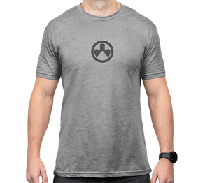 Magpul MAG1115-041-S Go Bang Parts  Stone Gray Heather Cotton/Polyester Short Sleeve Small 184482