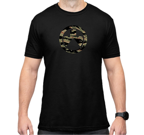 Magpul MAG1292-001-XL Tiger Stripe Icon  Black Cotton/Polyester Short Sleeve XL 184521