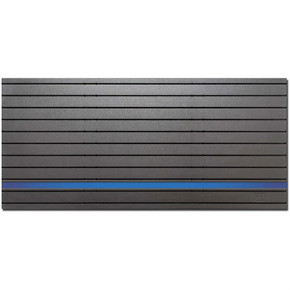 MODWALL PANEL 48''WX22''H BLACK W/BLUE LINE HERO STRIP 430114337