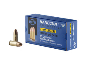 PPU 9 MM LUGER 115GR FMJ 50RD BOX 20 BOXES PER CASE PPUPPH9F1 PPU 9 MM LUGER 115GR FMJ 50RD BOX 20 BOXES PER CASE PPUPPH9F1