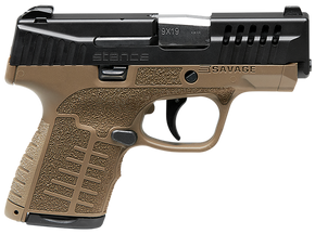 Savage Arms 67041 Stance 9mm Luger 10+1 3.20" Stainless Steel Barrel, Black Nitride Ported/Serrated Steel Slide, Flat Dark Earth Polymer Frame, Interchangeable Backstrap Grip, Ambidextrous 141557 Savage Arms 67041 Stance 9mm Luger 10+1 3.20" Stainless Steel Barrel, Black Nitride Ported/Serrated Steel Slide, Flat Dark Earth Polymer Frame, Interchangeable Backstrap Grip, Ambidextrous 141557