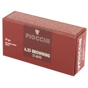 FIOCCHI 25 AUTO 50GR FMJ 50rd O17_FIOC25AP