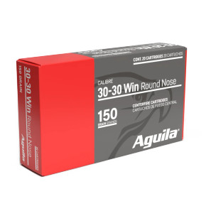 AGUILA 30-30 WIN 150GR INTERLOCK BTSP 20RD BX 10 BOXES PER CASE AGUI80801AG AGUILA 30-30 WIN 150GR INTERLOCK BTSP 20RD BX 10 BOXES PER CASE AGUI80801AG