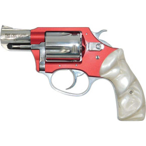CHARTER CHIC LADY 38 SPL RED ANODIZED REVLVR WHT PEARLITE GRPS CHAR53826 CHARTER CHIC LADY 38 SPL RED ANODIZED REVLVR WHT PEARLITE GRPS CHAR53826