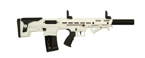 PANZER ARMS BP12 G2 BULLPUP 12G SA ALPINE WHITE 2-5RD MAGS FLIP UP SIGHTS PANZBP12BSAWC