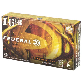 FEDERAL 3006 SPRG 165GR FUSION 20 RD/BX 10 BX/CS FEDEF3006FS2