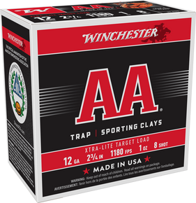 WINCHESTER AA PLUS23/4 12GA 23/4 #8 WINCAAL128 WINCHESTER AA PLUS23/4 12GA 23/4 #8 WINCAAL128