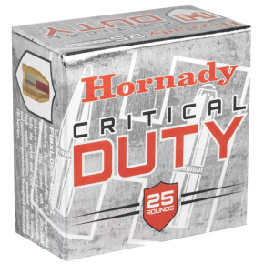 HORNADY CRITICAL DUTY 9MM 135GR+P FTX 25RD BX 250RD CASE HORN90226