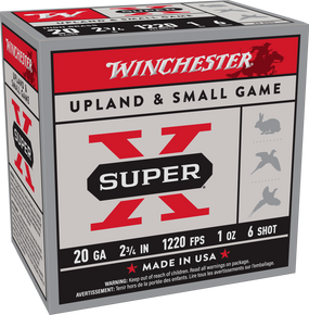 WINCHESTER SPR-X HB GL 20GA 23/4 #6 WINCX206 WINCHESTER SPR-X HB GL 20GA 23/4 #6 WINCX206