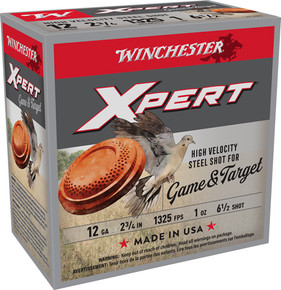 WINCHESTER XPERT STL 12G 2-3/4" #6.5 1OZ 25RDS WINCWE12GT65 WINCHESTER XPERT STL 12G 2-3/4" #6.5 1OZ 25RDS WINCWE12GT65
