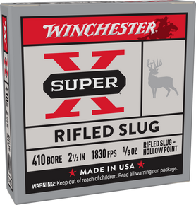 WINCHESTER SPR-X HP 410 2.5"RFL SLG 5RD BX 250RD CASE WINCX41RS5