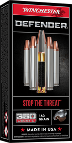 WINCHESTER DEFENDER 350 LEGEND 160G 20RD BX 200RD CASE WINCS350PDB WINCHESTER DEFENDER 350 LEGEND 160G 20RD BX 200RD CASE WINCS350PDB