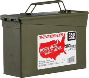 .380 95GR FMJ 350RDS AMMO CAN WINCWW380C