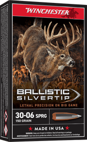 WINCHESTER BALLISTIC SILVERTIP 30-06 150GR 20RD BX 200RD CASE WINCSBST3006