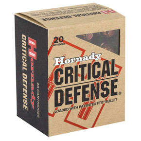 HORNADY CRITICAL DEFENSE 44SPCL 165GR FTX 20RD BX 200RD CASE HORN90700 HORNADY CRITICAL DEFENSE 44SPCL 165GR FTX 20RD BX 200RD CASE HORN90700
