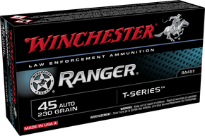 WINCHESTER RANGER 45ACP 230GR SXT WINCRA45T WINCHESTER RANGER 45ACP 230GR SXT WINCRA45T
