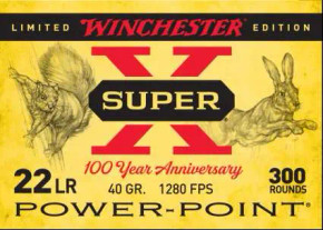 WINC SUPERX 22LR 40GR 300RD BX ANNV WINCX22LRPP100 WINC SUPERX 22LR 40GR 300RD BX ANNV WINCX22LRPP100