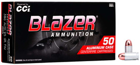 CCI 380 AUTO 95 GR FMJ BLAZER 50 RD/BX 20 BX/CS CCI3505 CCI 380 AUTO 95 GR FMJ BLAZER 50 RD/BX 20 BX/CS CCI3505