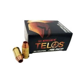 G2 TELOS 45 ACP 20RD BOX 25 BOXES PER CASE G2G00629 G2 TELOS 45 ACP 20RD BOX 25 BOXES PER CASE G2G00629