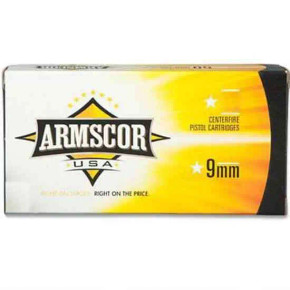 ARMSCOR 9MM 147GR FMJ O17_ARMSFAC9_5 ARMSCOR 9MM 147GR FMJ O17_ARMSFAC9_5