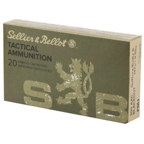 SELLIER & BELLOT 300 B/O 147GR FMJ 20RD BOX 50 BOXES PER CASE SELLSB300BLKB
