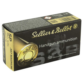 SELL & BELLOT 357 MAG 158G FMJ 50RD BOX 20 BOXES PER CASE SELLSB357B
