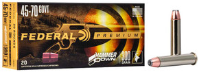 FEDERAL 45-70 GOV 300GR HAMMERDOWN 20 RD/BX 10 BX/CS FEDELG45701 FEDERAL 45-70 GOV 300GR HAMMERDOWN 20 RD/BX 10 BX/CS FEDELG45701