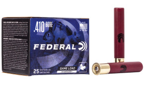 FEDERAL 410GA 3" MAX. 11/16OZ 6 25 RD/BX 10 BX/CS FEDEH4136 FEDERAL 410GA 3" MAX. 11/16OZ 6 25 RD/BX 10 BX/CS FEDEH4136