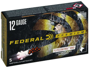 FEDERAL 12GA 2-3/4" 9 PELLETS-00 BUCK 5 RD/BX 50 BX/CS FEDEPFC15400 FEDERAL 12GA 2-3/4" 9 PELLETS-00 BUCK 5 RD/BX 50 BX/CS FEDEPFC15400