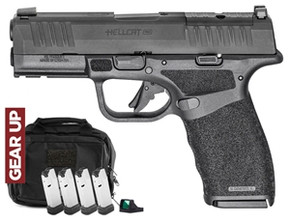 SPRINGFIELD ARMORY HELLCAT PRO 9MM PSTL OSP BLK GEAR UP PKG 3-15RD 2-17RD, CT-1500, RANGE BAG SPRIHCP9379BOSPGU25 SPRINGFIELD ARMORY HELLCAT PRO 9MM PSTL OSP BLK GEAR UP PKG 3-15RD 2-17RD, CT-1500, RANGE BAG SPRIHCP9379BOSPGU25