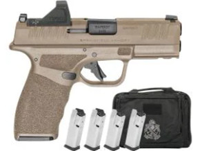 SPRINGFIELD ARMORY HELLCAT PRO GEAR UP PKG FDE OSP PSTL 3.7" 2-17RD 3-15RD CT-1500 & BAG SPRIHCP9379FOSP-GU25 SPRINGFIELD ARMORY HELLCAT PRO GEAR UP PKG FDE OSP PSTL 3.7" 2-17RD 3-15RD CT-1500 & BAG SPRIHCP9379FOSP-GU25
