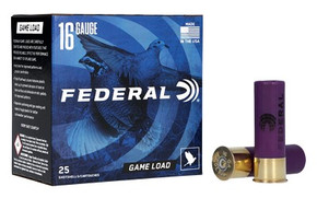 FEDERAL 16GA 2-3/4" 2-1/2DE 1OZ 6 25 RD/BX 10 BX/CS FEDEH1606 FEDERAL 16GA 2-3/4" 2-1/2DE 1OZ 6 25 RD/BX 10 BX/CS FEDEH1606
