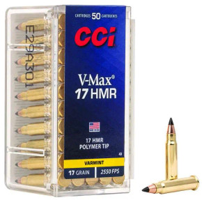 CCI 17 HMR 17GR V-MAX 50 RD/BX 40 BX/CS CCI0049 CCI 17 HMR 17GR V-MAX 50 RD/BX 40 BX/CS CCI0049