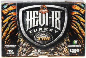 HEVI-SHOT HEVI-18 TSS TURKEY 12GA 3-1/2IN 2-1/4OZ #9 5 RD/BX 10 BX/CS HEVIHS4509 HEVI-SHOT HEVI-18 TSS TURKEY 12GA 3-1/2IN 2-1/4OZ #9 5 RD/BX 10 BX/CS HEVIHS4509